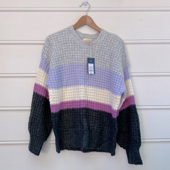 Universal Thread Sweaters - Universal thread color block fuzzy knit sweater M